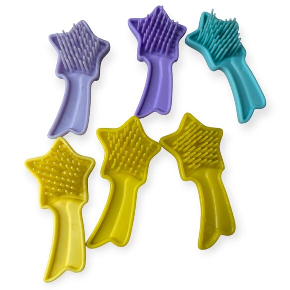 Vintage 80s Hasbro My Little Pony Gen 1 Shooting Star Brushes Lot of 6 - Picture 2 of 5